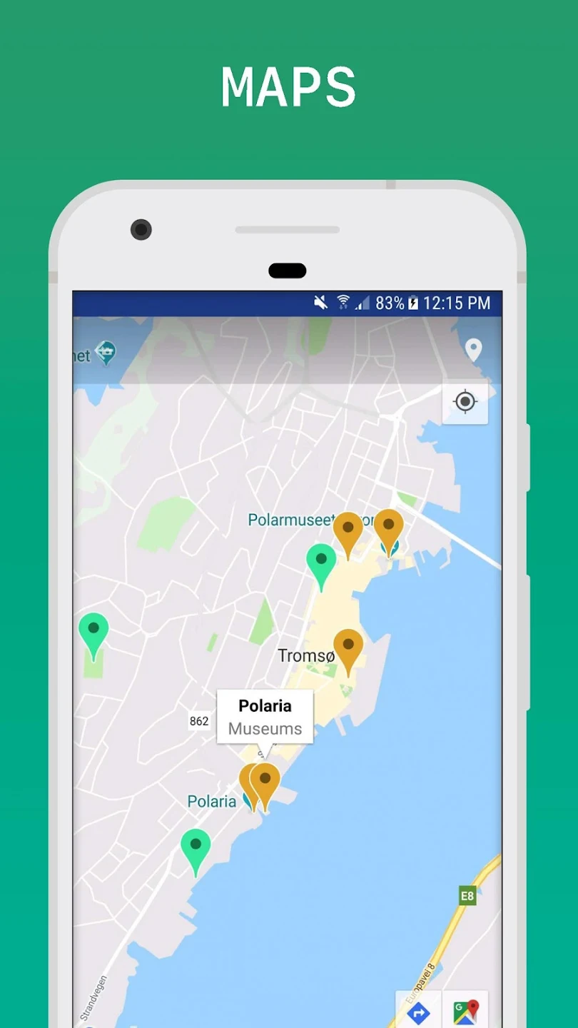 FjordEscape App Skjermbilde 4: Underholdningsdetaljer